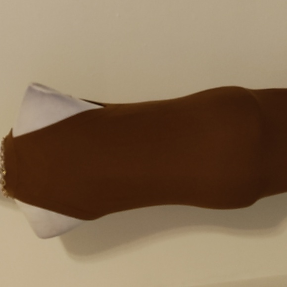 Old Navy Elegant Brown razor back mid length Dress - Picture 4 of 4